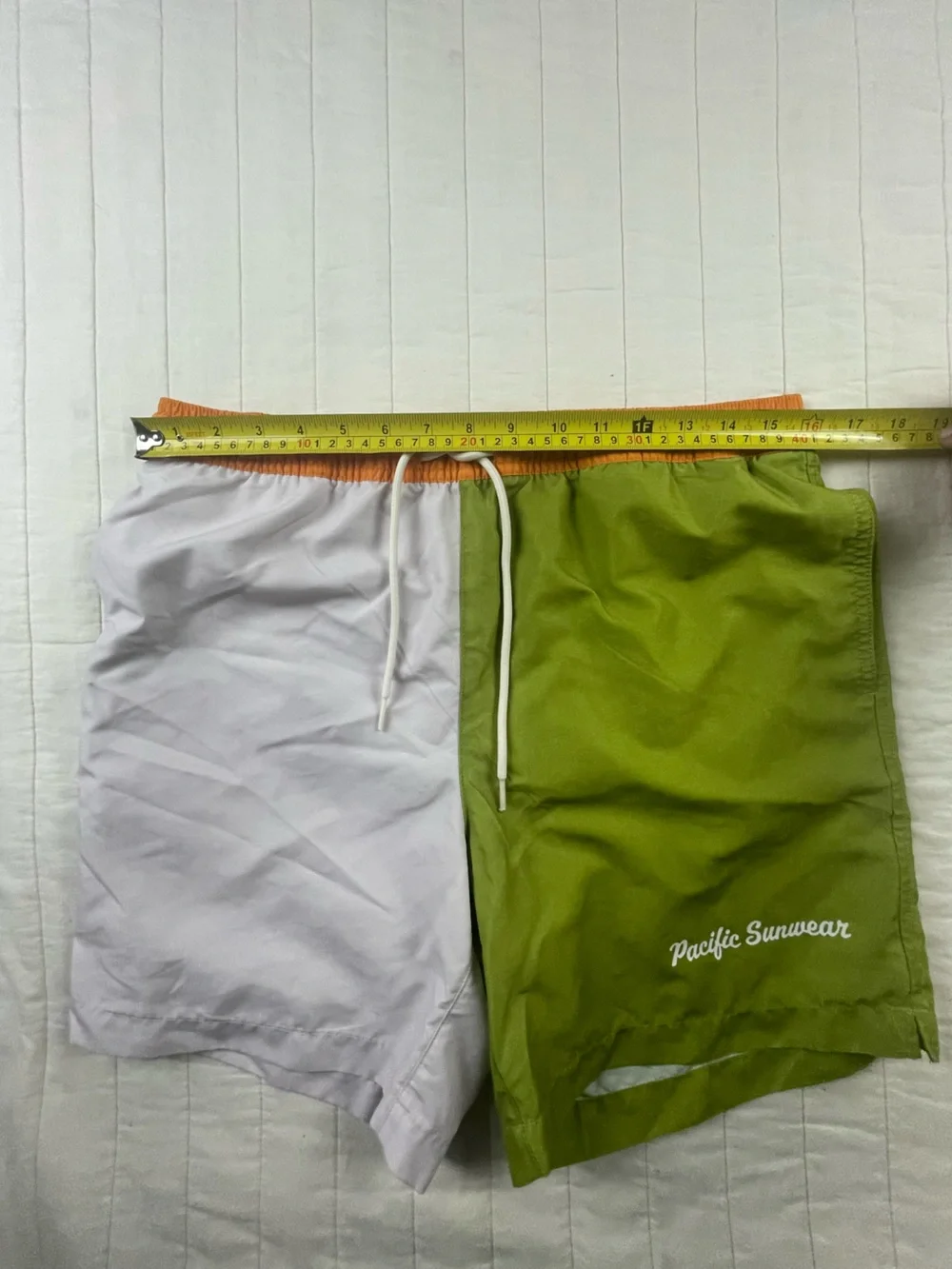 PacSun Color Block Retro Swim Trunks Medium